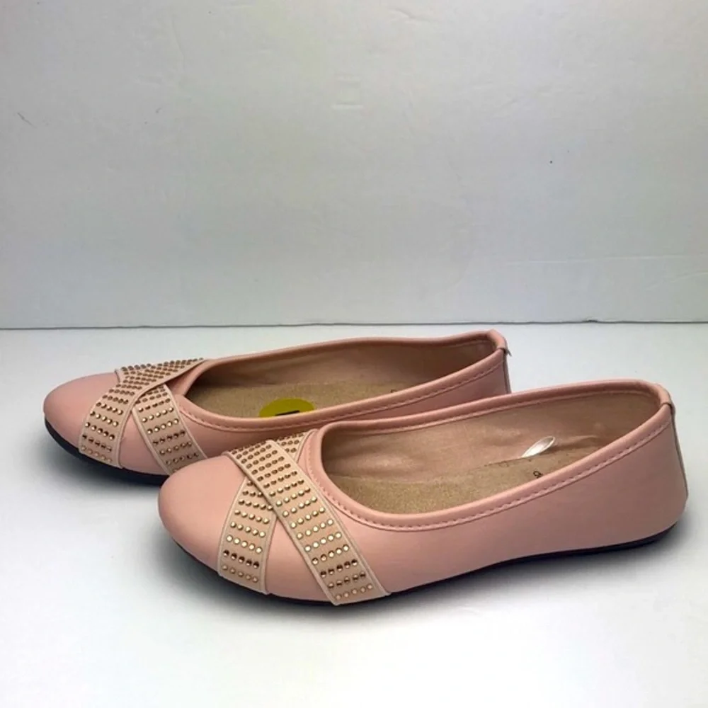 Daisy Fuentes girls ballet flats pink size 1